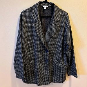 NWOT - Tribal Jeans knit houndstooth blazer